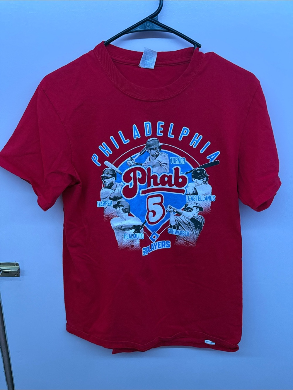 Port and Company Red Philadelphia Phab 5 Graphic Tee